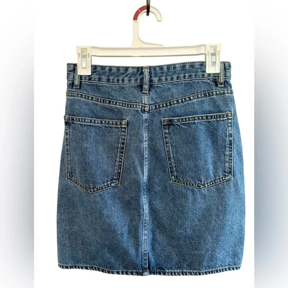 H & M Classic Blue Denim Skirt Size M - Picture 4 of 4